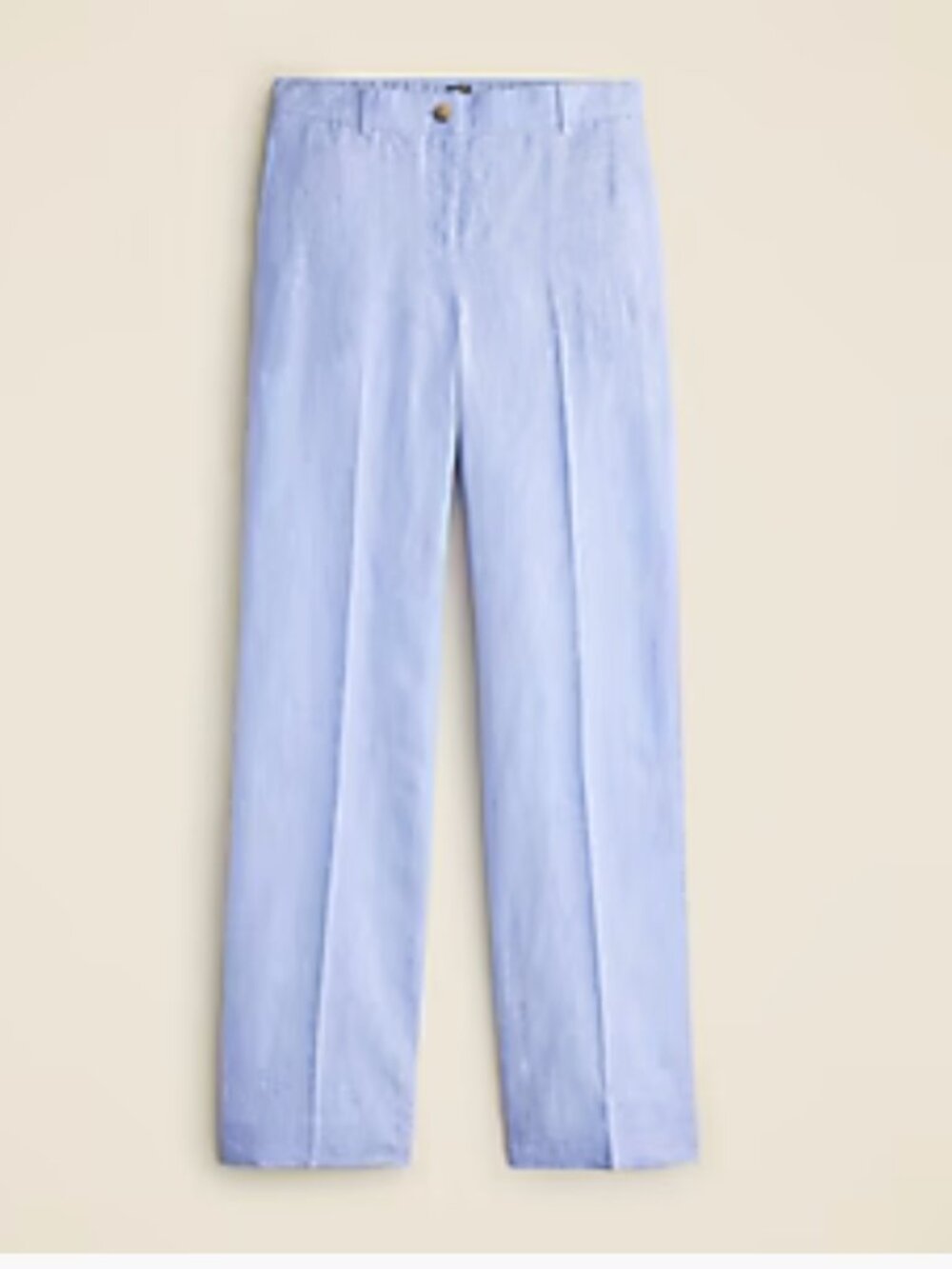 NWT J Crew Harbor Pant in Linen French Blue. Size M